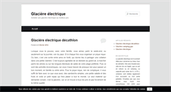 Desktop Screenshot of glaciereelectrique.org
